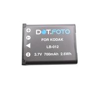 Dot.Foto LB-012 Premium 3.7v / 700mAh Batería Recargable para Kodak PixPro SL5, FZ51, FZ52, FZ53, FZ55