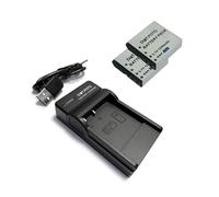 Dot.Foto LB-060 Premium 1250mAh Batería (x2) & Cargador de Batería USB para Pentax XG-1