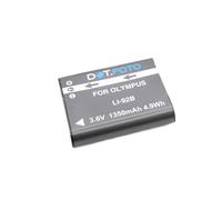 Dot.Foto LI-92B Premium 3.6v / 1350mAh Batería Recargable para Olympus Tough TG-6, TG-5, TG-4, TG-3, TG-2, TG1 / XZ-2 / DS-2600, DS-9000, DS-9500 / para OM System TG-7