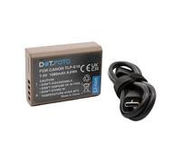 Dot.Foto LP-E10 Premium 7.4v / 1080mAh Batería Recargable con Puerto de Carga USB-C para Canon EOS 1100D, 1200D, 1300D, 1500D, 2000D, 3000D, 4000D