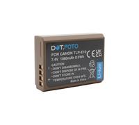Dot.Foto LP-E10 Premium 7.4v / 1080mAh Batería Recargable USB-C para Canon EOS 1100D, 1200D, 1300D, 1500D, 2000D, 3000D, 4000D