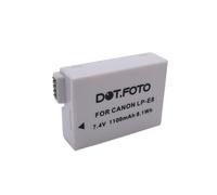 Dot.Foto LP-E8 Premium 7.4v / 1100mAh Batería Recargable para Canon EOS 550D, 600D, 650D, 700D
