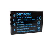 Dot.Foto NP-60 Premium 3.7v / 1150mAh Batería Recargable para Fujifilm FinePix 50i, F401, F410, F601 Zoom, M603