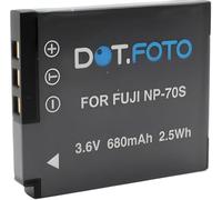 Dot.Foto NP-70S Premium 3.6v / 680mAh Batería Recargable para Fujifilm Instax Mini 99