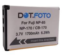 Dot.Foto NP-85 Premium 3.7v / 1700mAh Batería Recargable para Fujifilm FinePix S1, SL240, SL245, SL260, SL280, SL285, SL300, SL305, SL1000