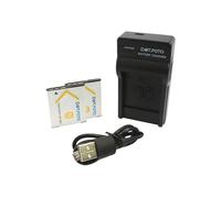Dot.Foto NP-BN, NP-BN1 Premium 630mAh Batería (x2) & Cargador de Batería USB para Sony DSC-W800, DSC-WX220, DSC-W830, DSC-W810, DSC-QX10, DSC-QX30, DSC-QX100
