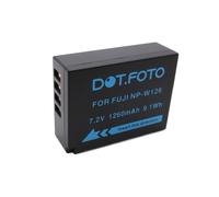 Dot.Foto NP-W126, NP-W126s Premium 7.2v / 1260mAh Batería Recargable para Fujifilm X100F, X100V, X100VI, X-T3, X-T2, X-T1, X-T100, X-T200, X-T50, X-T30 II, X-T30, X-M5, X-Pro2