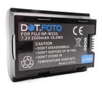 Dot.Foto NP-W235 Premium Alta Capacidad 7.2v / 2500mAh Batería Recargable para Fujifilm X-T4, GFX 100s