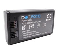 Dot.Foto VB26A, VB30, WB100 Premium 7.2v / 3000mAh Batería Recargable para Godox V1, V850 III, V860 III, MF-R76, Ring 72, AD100 Pro, V1 Pro