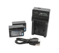 Dot.Foto VW-VBT190 Premium 1940mAh Batería (x2) & Cargador de Batería USB para Panasonic HC-V110, HC-V130, HC-V160, HC-V180, HC-V201, HC-V250,HC-V260,V720 V750 V770 V777 VX870 VX980 VX989