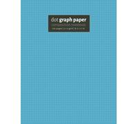 Dot Graph Paper Notebook 8.5 x 11 - Large Dotted Grid Composition Notebook - 100 pages | Moonstone Blue Cover: Aesthetic and functional dot grid paper ... design drafts, classroom or office use.