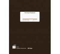 DOT Graph Paper Notebook, Grid-Squared Notebook 366 pages ( 183 sheets), Size 8.5" x 11", Suitable for engineering, tech,mathematics, geometry, ... : 2.5 mm x 2.5 mm with ruler on the page