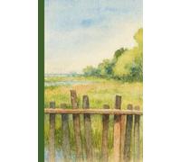 Dot Grid Journal / Notebook, Presque Isle: Dotted Pages, 110 Pages + Table of Contents, 5.5” x 8.5”, Watercolor Artwork