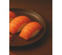 Dot Grid Journal - Salmon Nigiri: A versatile grid notebook for bullet journaling, sketching, and creative planning