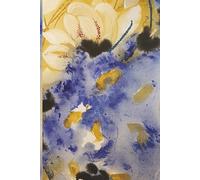 Dot Grid Journal - Watercolor Blue & Gold Edition: Aesthetic 5mm Dot Grid Notebook, 6×9, 150 Pages, Soft Matte Cover, Featuring Original Watercolor Artwork by Ink & Branch Creative Studio