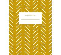 Dot Grid Notebook: 100 Pages, 8.5 x 11, Mustard Yellow & White Pattern for Bullet Journaling, Notes, Planning & Creative Writing: Stylish Mustard ... Writers, Artists, and Creative Planners