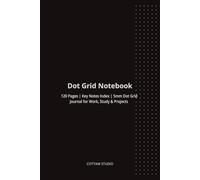 Dot Grid Notebook: 120 Pages | Key Notes Index | 5mm Dot Grid Journal for Work, Study & Projects
