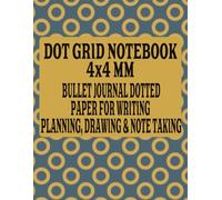 DOT GRID NOTEBOOK 4x4 MM | 8.5 X 11 INCHES: Precision Dot Grid Journal for Writing, Drawing, Bullet Journaling, and Creative Layouts - 4x4 mm Spaced Dots - Ideal for Students, Artists, and Planners