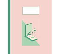 Dot Grid Notebook - Green & Pink | Punktkariertes Notizbuch - Grüne & Rosa: Bold Concept Art Cover | auffälligem Konzeptkunst