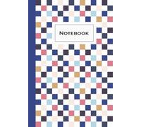 Dot Grid Notebook - Ink Blue, Pink & White Cover - Japanese Aesthetic Hashira Journal, 6x9 in, 120 Pages, Soft Matte + Personal Info Page: Minimalist ... Bullet Notes, Sketching & Creative Study