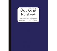 Dot Grid Notebook: Notebook for School, Office, Creativity and More | 8.5x11 inches, 100 sheets | Perfect Gift for Students, Office Workers and more