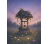 Dot Grid Notebook - Wishing Well Cover: 8.5 x 11 Dotted Grid Paper for Writing, Sketching, and Personal Projects