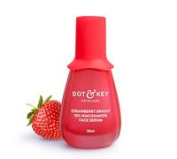 DOT & KEY 10% niacinamida + suero facial de fresa con vitamina B12 y ácido hialurónico, desvanece las manchas oscuras, la hiperpigmentación y la opacidad, hidrata, suaviza y minimiza los poros, 30 ml