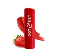 Dot & Key Barrier Repair - Bálsamo labial hidratante SPF 50 | Rojo fresa | Repara la barrera de labios dañados | Alto tinte | 4.5 g