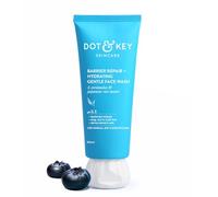DOT & KEY Barrier Repair + Hidratante Suave Lavado Facial con Probiótico | Ceremide Face Wash | Para piel seca, piel normal y piel sensible | Limpia suavemente la piel de la suciedad y el aceite para