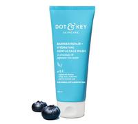 DOT & KEY Barrier Repair + Hidratante Suave Lavado Facial con Probiótico | Ceremide Face Wash | Para piel seca, piel normal y piel sensible | Limpia suavemente la piel de la suciedad y el aceite para