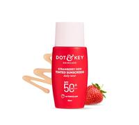 Dot & Key Protector solar teñido Strawberry Dew SPF 50+ Pa++++ - 01 Porcelana | Protección contra UA/UB | Amplio espectro, resistente al agua y al sudor | Para todo tipo de piel | 50 ml