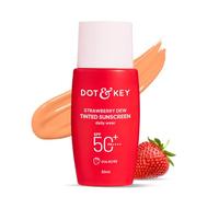Dot & Key Protector solar teñido Strawberry Dew SPF 50+ P 01A Rose In-vivo probado | Protección contra los rayos UVA y UVB | Amplio espectro, resistente al agua y al sudor | Para todo tipo de