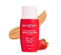 Dot & Key Protector solar teñido Strawberry Dew SPF 50+ P 03 Protección contra la arena UA/UB de amplio espectro, resistente al agua y al sudor para todo tipo de piel, 50 ml