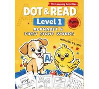 Dot & Read Adventure Level 1 Alphabet & First Sight Words: Alphabet Practice, Dot Marker Activities and First Sight Words for Early Readers Ages 3-7