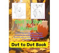 Dot To Dot Animal， Dot To Dot Coloring books for Adults Relaxation.It contains 48 pictures of Swordfish, rat and other pictures,Large Print Size.This book size is 8.5*11 inches.