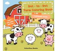 Dot-to-dot Farm Coloring Book