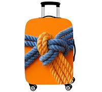 DOTBUY Elástico Cubierta de Equipaje con Cremallera Funda de Maleta Cabe 18-32 Pulgadas, Equipaje de Viaje Protectora, Resistente al Agua Print Trolley Case Funda Protectora (SOGA, S)