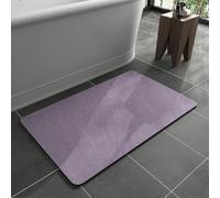 DOTBUY-SHOP Alfombra Diatomita Baño Antideslizante, Color Sólido Alfombrilla Diatomita, Secado Rápido, Super Absorbente, para Bañera, Ducha y Baño (Violeta 01,45x75cm)