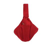 DOTBUY-SHOP Bolso para Perros Pequeños 5kg, Reversible Bolso Perro Bolso Perro Pequeño Manos Libres, Cómodo Duradero Bolsa de Viaje para Perros Gatos (One Size,Rojo)