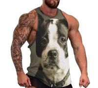 DOTBUY-SHOP Camiseta Tirantes Hombre, Deportiva Camiseta sin Mangas Estampado de Animales en 3D Gym Camisa Interior Hombre Masculina Tank Top para Deporte Entrenar Gym (Perro 2,4XL)