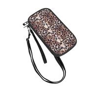 DOTBUY-SHOP Cartera de Pasaporte Viaje, Estampado Leopardo Carteras para Pasaporte Portadocumentos para Viaje Cartera Pasaporte Familiar Funda para Pasaporte y Documentos (Estampado Leopardo)