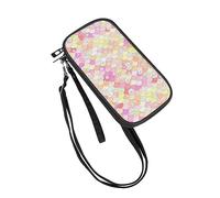 DOTBUY-SHOP Cartera de Pasaporte Viaje, Patrón Scale Carteras para Pasaporte Portadocumentos para Viaje Cartera Pasaporte Familiar Funda para Pasaporte y Documentos para Dinero (Amarillo)