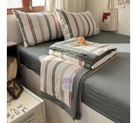 DOTBUY-SHOP Colcha Boutí Cubrecama de Dos/Singola, Suave Ligero y Transpirable Bedspreads/Quilts Cama Multiusos para Primavera y Verano Colchas, Reversible (Gris Verdoso Retro,200x230cm)
