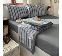 DOTBUY-SHOP Colcha Boutí Cubrecama de Dos/Singola, Suave Ligero y Transpirable Bedspreads/Quilts Cama Multiusos para Primavera y Verano Colchas, Reversible (Gris Retro,200x230cm)