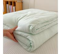 DOTBUY-SHOP Colcha Boutí Cubrecama de Dos & Singola Suave Ligero y Transpirable Bedspreads/Quilts Cama Multiusos para Primavera y Verano Colchas - Manta Ligera (Retro Verde,200x230cm)
