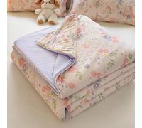 DOTBUY-SHOP Colcha Boutí Cubrecama de Dos/Singola Suave Ligero y Transpirable TOG 2,5 - Bedspreads/Quilts Cama Multiusos para Primavera y Verano Colchas, Manta Ligera (Morado Rosa,150x200cm)