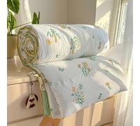 DOTBUY-SHOP Colcha Boutí Cubrecama de Dos Suave Ligero y Transpirable TOG 2,5 - Bedspreads/Quilts Cama Multiusos para Primavera y Verano Colchas (Estilo Pastoral 5202,150x200cm)