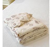 DOTBUY-SHOP Colcha Boutí Cubrecama de Dos Suave Ligero y Transpirable TOG 2,5 - Bedspreads/Quilts Cama Multiusos para Primavera y Verano Colchas (Champiñón 5201,200x230cm)