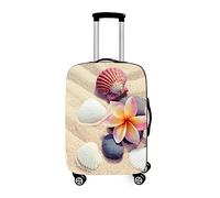 DOTBUY-SHOP Cubierta de Equipaje Funda de Maleta, Viaje Cubierta de la Caja Protectora Elástico Suave de Anti-Polvo Lavable Luggage Cover con Cremallera (Serie de Conchas 5,XL (30-32 Pulgadas))