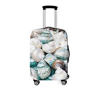 DOTBUY-SHOP Cubierta de Equipaje Funda de Maleta, Viaje Cubierta de la Caja Protectora Elástico Suave de Anti-Polvo Lavable Luggage Cover con Cremallera (Serie de Conchas 4,XL (30-32 Pulgadas))